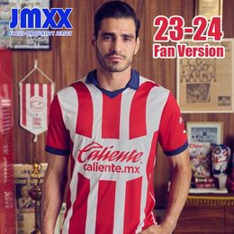 JMXX 23-24 Chivas Guadalajara Soccer Jerseys Home Away Mens Uniforms Jersey Man Football Shirt 2023 2024 Fan Version