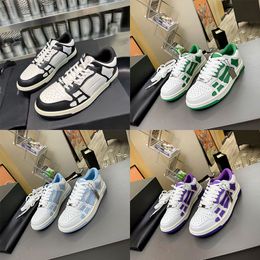 Men's and women's sports shoes Fashione casual shoes running shoes Skel Top Low sports shoes three layers of white lime black Grey green orange purple khaki red pink.
