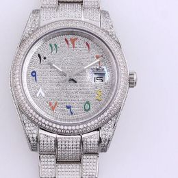 Diamond Watche Herrenuhr Automatik Mechanische Armbanduhr 41mm Armbanduhren Saphir Edelstahlarmband Wasserdicht Montre de luxe