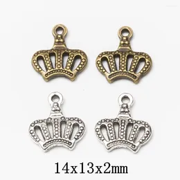 Charms 90pcs Crown Craft Supplies Pendants For DIY Crafting Jewellery Findings Making Accessory 847
