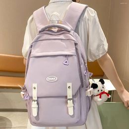 School Bags Cool Fashion Female Travel Waterproof College Backpack Women High Capacity Girl Lady Cute Laptop Book Nylon