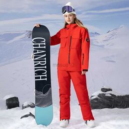 Other Sporting Goods -30 degree Ski Suit Women Winter Female Snowboard Jackets and Pants Warm Waterproof Women's Jacket Outdoor Skiing Outfits Brand HKD231106