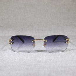 Fashionable luxury outdoor sunglasses Vintage Rimless Wire Men Eyewear Clear Glasses Women Oval Eyeglasses for Outdoor Metal Frame Oculos GafasKajia