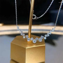 Pendant Necklaces Bohemia Natural Moissanite Jewellery Gemstone Tibetan Silver S925 With Zircon Necklace Women 925