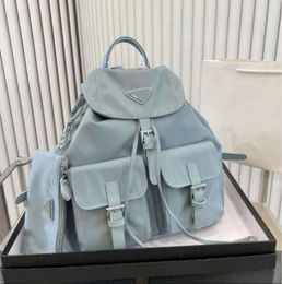 23SS P Designer Bag Parachute Large Capacity Western Fashion Daily Collocation Personality Commuter Backpack YY5336