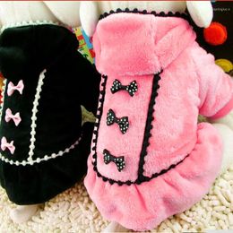 Dog Apparel Cute Pet Clothes Fashion Red Black Color Dress Small Puppy Dot Skirts