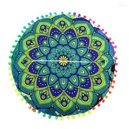 Pillow Case Round Seating Throw Cover Mandala Floor Cushion Decorative Bohemian Style Cases Home Car Decorations