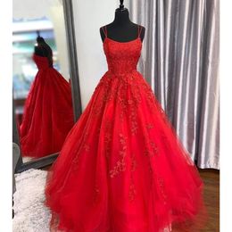 Sexy Spaghetti Straps Prom Dresses Bohemian Lace Appliques Formal Party Evening Gowns Robe De Custom Made 328 328