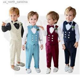 Clothing Sets Baby Kids Suit Newborn 1 Year Birthday Ceremony Costume Children'S Day Performance Suit Boys Formal Wedding Dress R231106