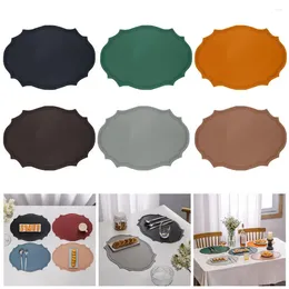 Table Mats Durable PVC Anti-scalding Dining Room Kitchen Insulation Pad Home Decor For Bar