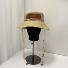 Quality Bucket Hat Embroidery Trend Personalized Adult Fashion Hat Beach Korean Style Sun Hat with Wide Brim Travel Hat