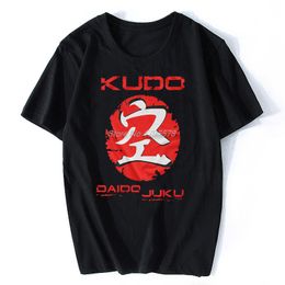 Mens TShirts Kudo Hieroglyph tshirt Sport Wrestlers Fight Casual Cotton Tees Tops Harajuku Streetwear 230406