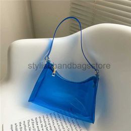 Shoulder Bags Handbags Macaron Transparent Soulder Fasion Versatile Plastic Women's Bag Coolstylishhandbagsstore