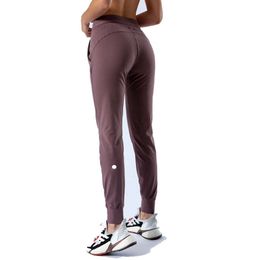 LL Women Yoga Ninth Pants Push Fitness Leggings Soft High Waist Hip Lift Elastic Casual Jogging 7 Colors L2079 Yoga pants for bunched feet