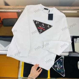 Triangle Unisex Designer Pullover Hoodie - Long Sleeve, Loose Fit, Printed Cotton Sweatshirt For Men & Women Designer Hoodie Men 7004