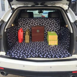 Dog Car Seat Covers SUV Cargo Liner For Dogs - Heavy Duty Pet Trunk Cover Waterproof Nonslip Mat Cars Vans SUVs