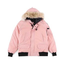 Style Famous Designer Luxury Women Down Jackets Embroidery Letters Canadian Winter Hooded Gooses Coat Outdoor Women's Long Clothing Windproof Unisex Jggc