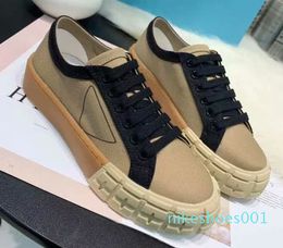 Designer Casual Shoes Two-wheeled Nylon Sneakers Sneakers Luxury Canvas Sneakers Fashion Thick soles Solid