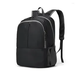 Backpack Foldable Unisex Lightweight School Bags Casual Men 2023 Women For Teenage Girls Solid Color Student Laptop Travel