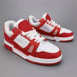 2021 hot summer breathable classic mens women casual shoes trainer designer sneakers printing low cut green red black white running shoe 39-44 RG15