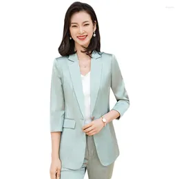 Women's Suits 2023 Spring Fall Female Blazer Women Jackets Office Ladies Work Uniform Styles OL Business Clothes