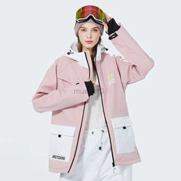 Other Sporting Goods Snow Suit Sets for Men and Women Snowboarding Clothing Waterproof Outdoor Sports Costume Ski Wear Jacket and Pant Winter HKD231106