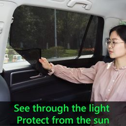 Car Sunshade UV Protection Window Sun Shade Mesh Side Screen Magnetic Supplies For Caring Personal Cars Accessories