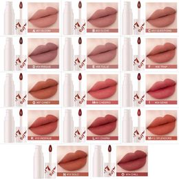 Lip Gloss Matte Lipstick Long Lasting Waterproof Smudge-Proof Dual-purpose Face Blusher Mud Portable Makeup Accessories Gifts