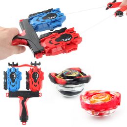 Beyblades Launchers Dual transmitter for beyblade left right and bidirectional wire transmitter blade burst accessory gyroscope transmitter classic toy 230406