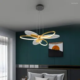 Pendant Lamps LED Butterfly Lights Modern Minimalist Restaurant Living Room Bedroom Nordic Creative Study El Home Decoration Lighti