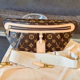 M46784 high rise bumbag Luxury fanny pack bag Womens Genuine Leather mens Designer belt waist Clutch Bags Cross Body Shoulder satchel Tote Wallet Waistpacks hand bag