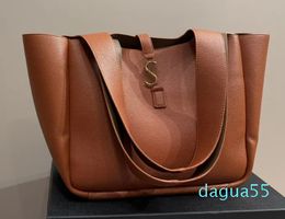 Supple Suede Tote Bag France Luxury Brand Grained Leather Tab Closure Shopping Handbag Lady Large Spacious Shoulder Bags