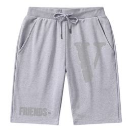 VLONE mens shorts Running Shorts Beach Spring summer loose Men's and Women's Casual Fashion Trend Sports Elastic cotton shorts
