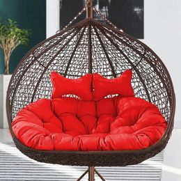 Pillow Double Swing Chair Hanging Mattress Basket Thick Pad For Garden Indoor Outdoor Balcony Rocking Seat