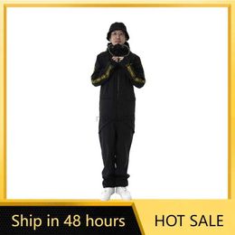 Other Sporting Goods PINGUP One-Piece Snowboard Suit Women Waterproof Jumpsuit Warm Ski Suit Men Ski Jacket and Pants HKD231106