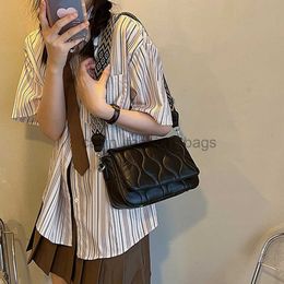 Shoulder Bags Handbags Quilted Padding Soft Crossbody Soulder Trendy Wide Strap Commuting Bagcatlin_fashion_bags