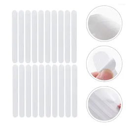 Bath Mats 20 Pcs Bathroom Non-slip Stickers Stairs Anti-skid Self-adhesive Strips Tub Bathtub Tape Anti-Slipping Stripes Floor Toilet