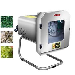 220V Vegetable Cutting Machine Stainless Steel Onion Slicer Machine Multifunction Cut Scallion Sauerkraut Pepper Dicing Machine