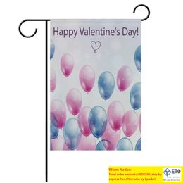 sublimation Polyester Fibre blank garden Flag for Valentine s Day Easter Day hot transfer printing Banner Flags consumables