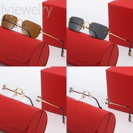 Brille mit weicher Nasenstütze, Sonnenbrille für Damen, polierter, vergoldeter Rahmen, occhiali da sole, mehrfarbige Gläser, Luxus-Designer-Sonnenbrille, Retro-PJ039 B23