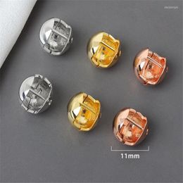 Hoop Earrings 2023 Unique Design Simple Geometric Round Ball Plated Gold Korean Tiny Earring Jewellery Accessories For Women Girls