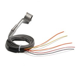 4.2x2.2mm Cross-section Electric Hot Runner Spiral Coil Nozzle Band Heaters Heater Electric Heating Element with K Thermocouple 17/18mm