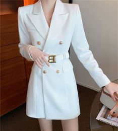 Women Dresses Solid Ribbed Spring Summer Office Suits Dress Mini Blouse Vestido De Mujer Frocks Casual Working Club Clothing 7236