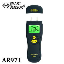 AR971 Digital Wood Moisture Metre Timber Moisture Metres Hygrometer Moisture Analyzer Moisture Detector Humity Metre Tester