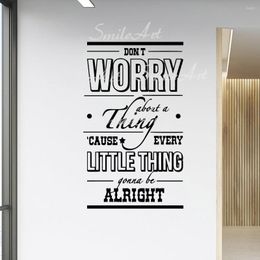 Wall Stickers Beauty Sentence Waterproof Art Decor For Kids Rooms Decoration Home Party Wallpaper