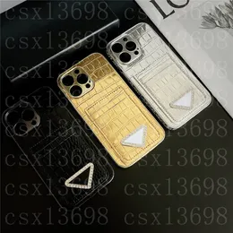 Designer iPhone Phone Cases 15 14 Pro max Luxury P Crocodile pattern Leather Card Slot Holder Wallet High Quality 18 17 16 15pro 14pro 13pro 13 12pro 12 11 XS Purse