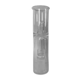 Glass Water Pipe for Arizer Solo Max Smoking accessory Glass Tube Stem with 14mm Water Bubbler Tool Hubble Adapter