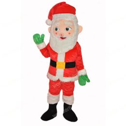 Performance Santa Claus Mascot Costumes Carnival Hallowen Gifts Adults Size Fancy Games Outfit Holiday Outdoor Advertising Outfit Suit