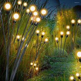 Solar Landscape Lighting Waterproof Swing Decorative Pathway Lights Durable Dimmable Automatic Switch For Home Garden