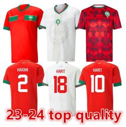 22 23 Moroccan Soccer Jerseys HAKIMI Maillot marocain ZIYECH EN-NESYRI football shirts men Kids kit HARIT SAISS IDRISSI BOUFAL jersey Maroc national team shirt 66666